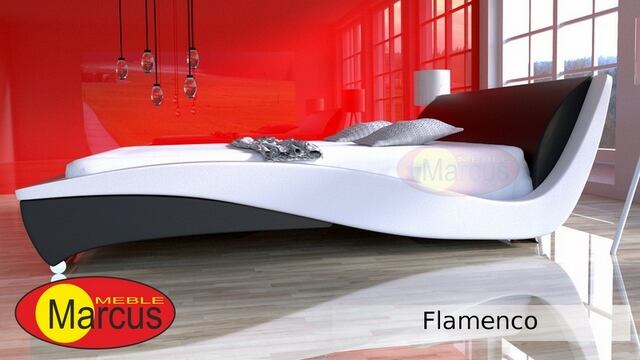 Łóżko nowoczesne flamenco