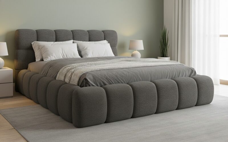 Łóżko do sypialni Novia Soft tkanina - obrazek 5